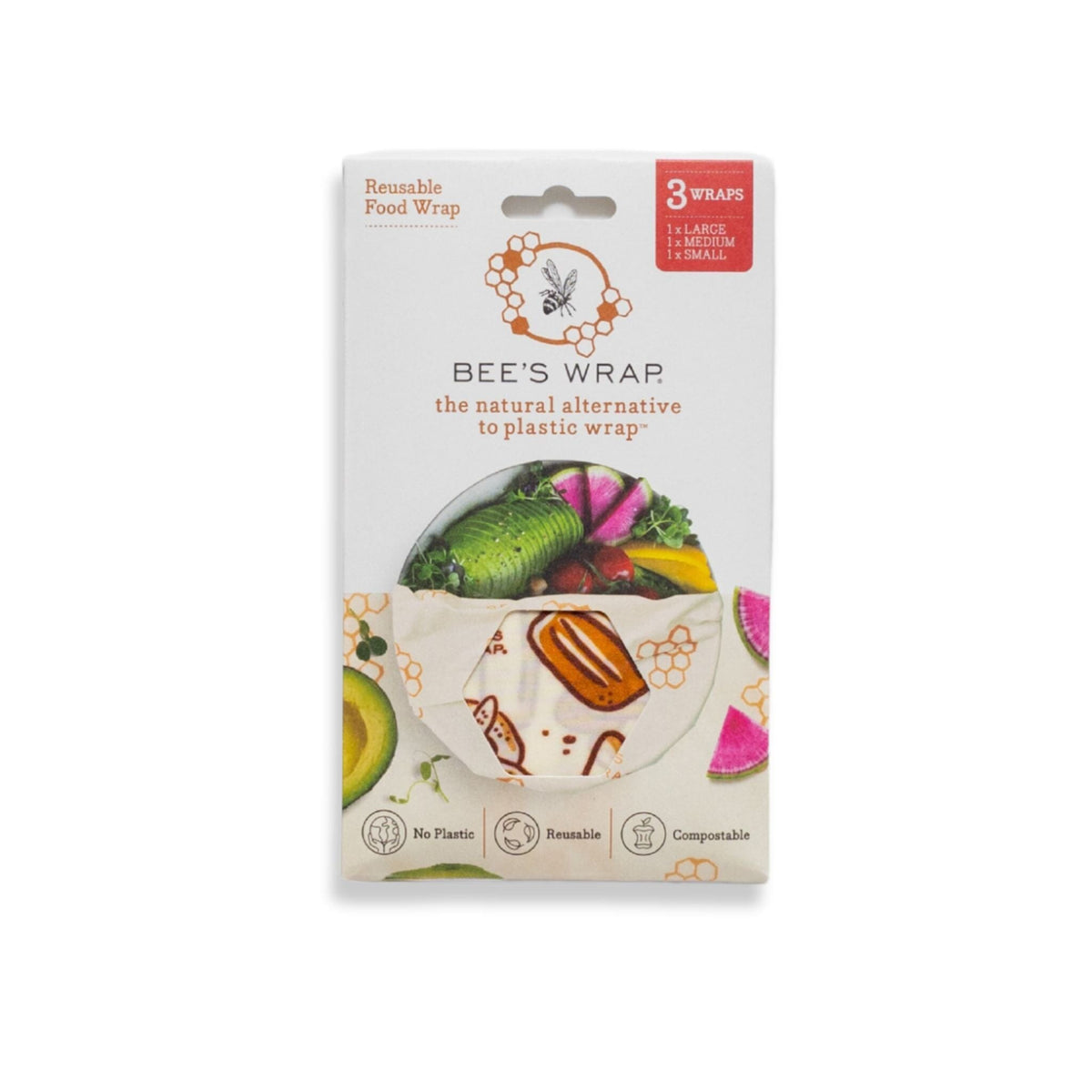 Assorted 3 Pack Packs Bee's Wrap 