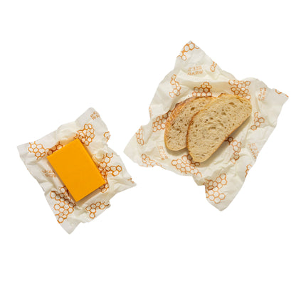 Bee's Wrap Reusable Beeswax Compostable Food Wraps - 2ct
