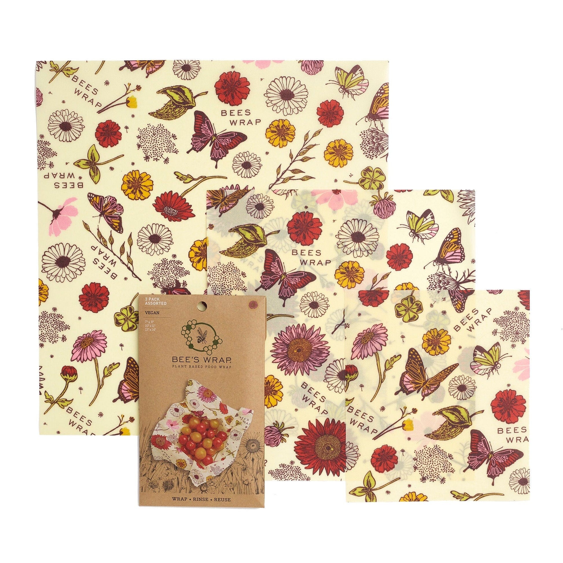 Assorted 3 Pack Packs Bee's Wrap 