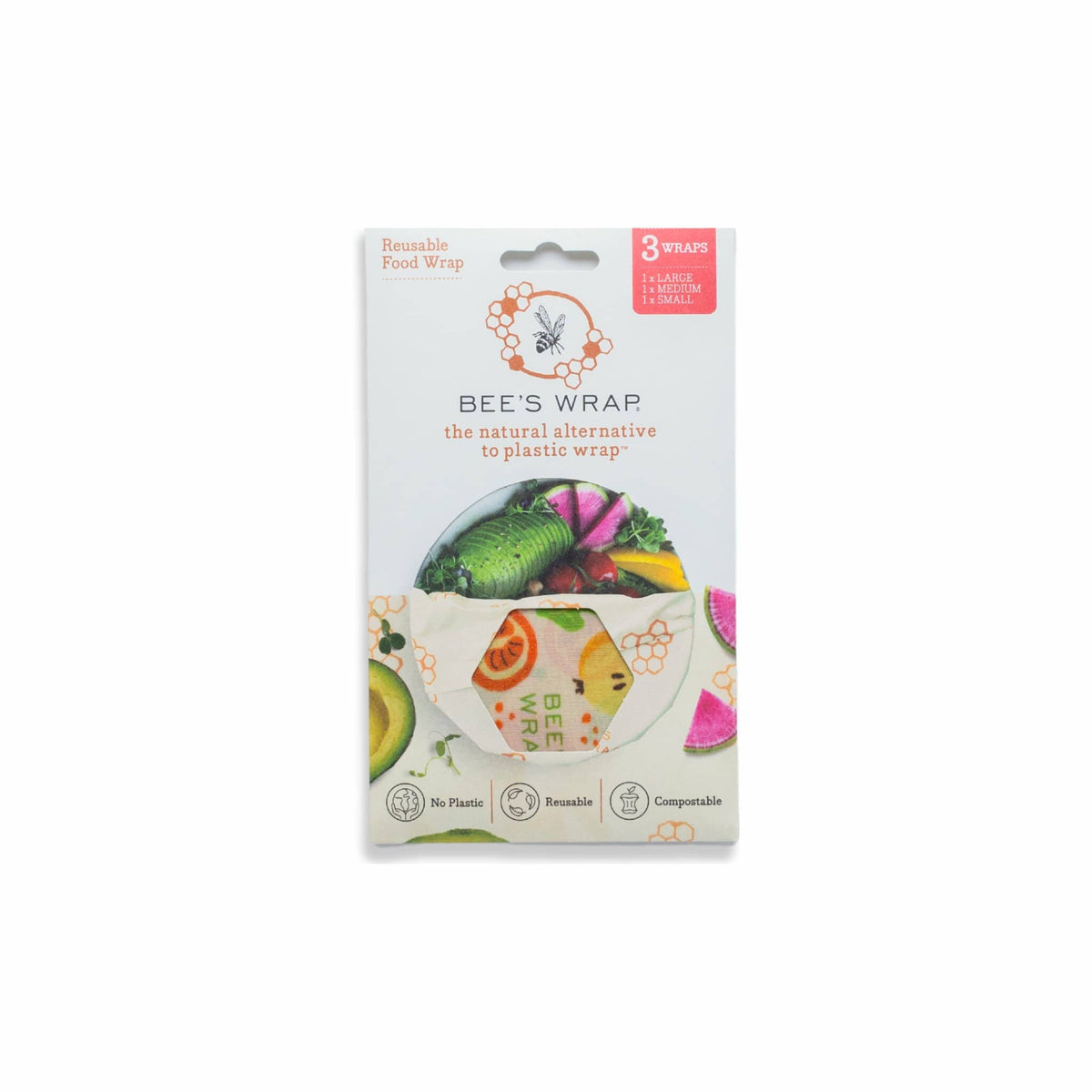 Assorted 3 Pack Packs Bee's Wrap 