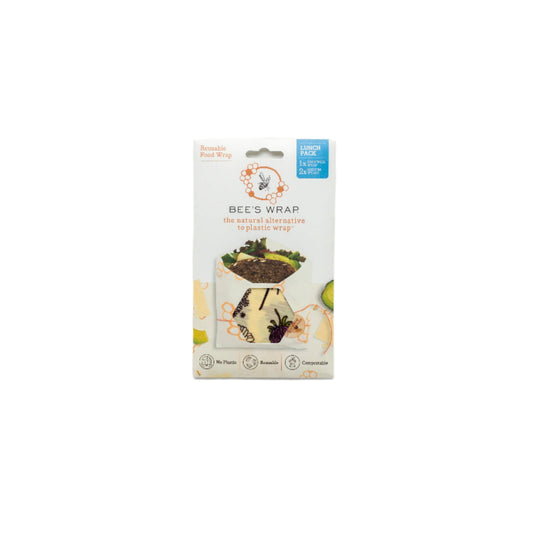 Vegan lunch pack in Meadow Magic print in packaging