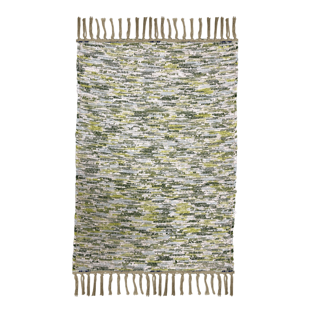 Organic Cotton Rag Rug Bee's Wrap Forest Green 
